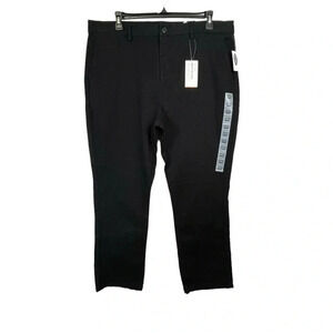 Old Navy Ultimate Straight Built-In Flex Chino Black‎ Pants Men Size 40X30 NWT